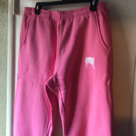 Revenge Pink Large Heavy weight Sweat Pants NWT - Picture 5 of 17